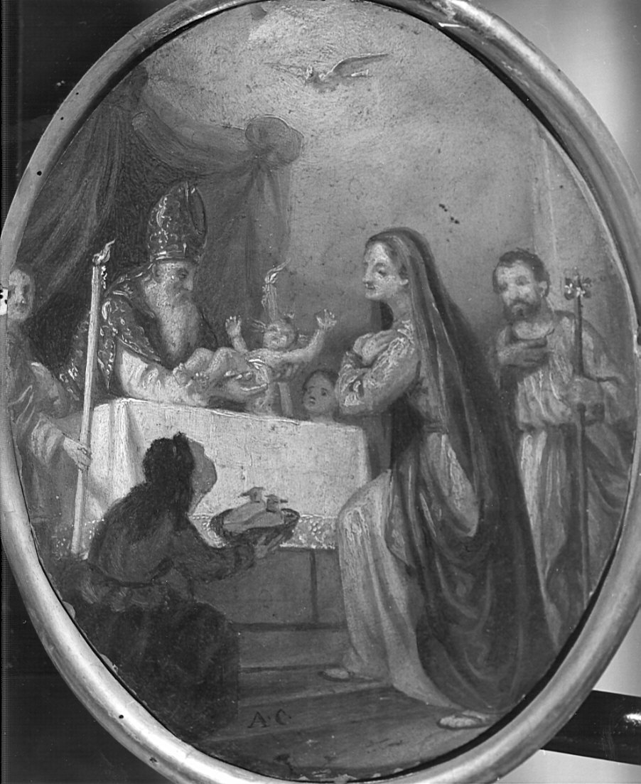 presentazione di Gesù al tempio (dipinto, elemento d'insieme) di Ceroni Angelo (sec. XIX)