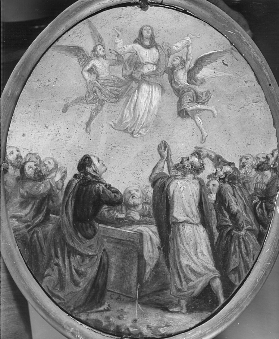 assunzione della Madonna (dipinto, elemento d'insieme) di Ceroni Angelo (sec. XIX)