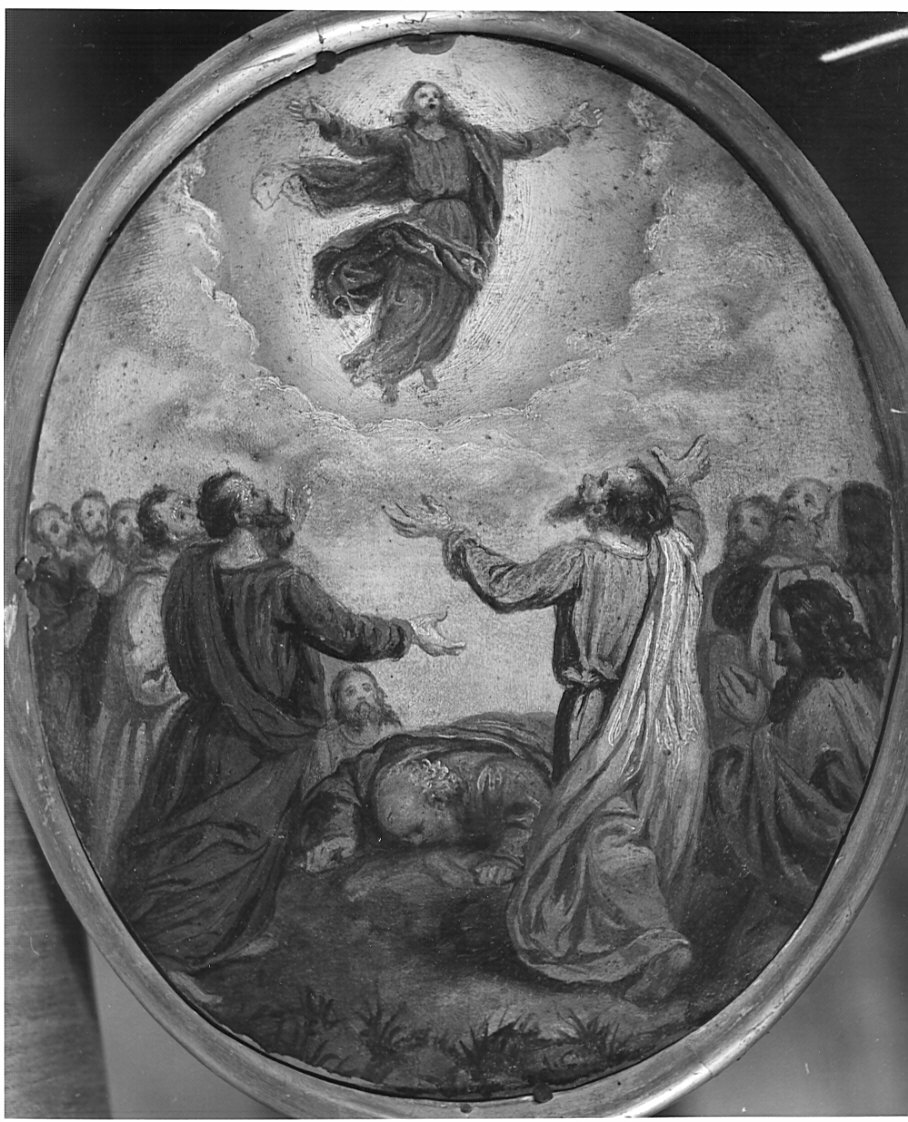 ascensione di Cristo (dipinto, elemento d'insieme) di Ceroni Angelo (sec. XIX)