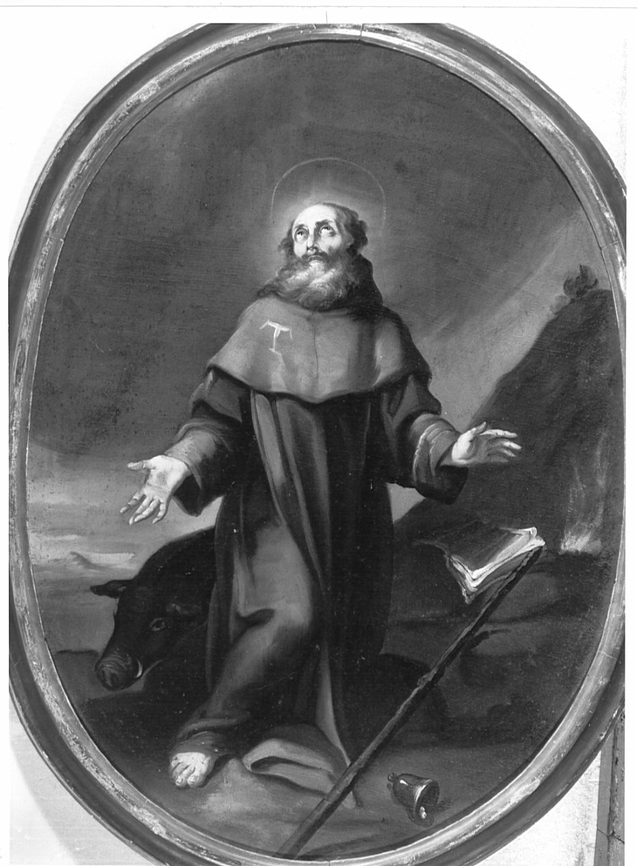 Sant'Antonio Abate (dipinto, opera isolata) di Balestra Antonio (maniera) (secc. XVII/ XVIII)