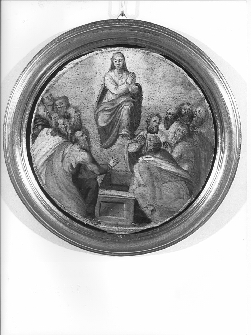 assunzione della Madonna (dipinto, elemento d'insieme) - ambito marchigiano (seconda metà sec. XVI)