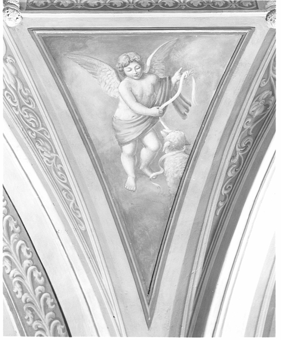 angioletto (dipinto, elemento d'insieme) di Guadagnini Antonio (terzo quarto sec. XIX)