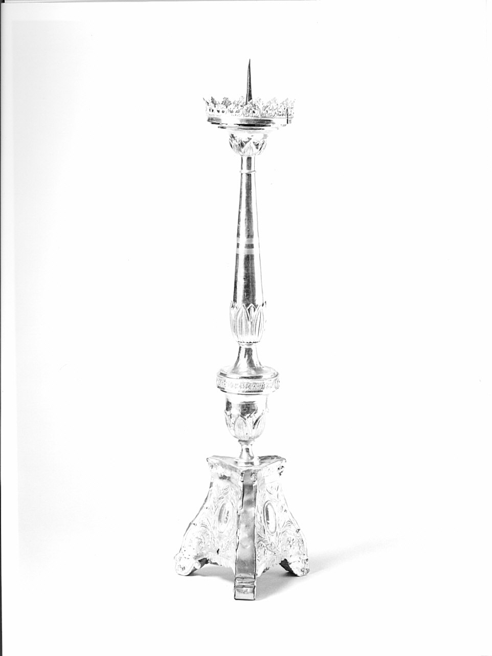 candelabro, serie - bottega lombarda (sec. XIX)