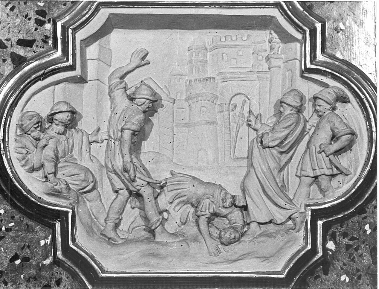 Sant'Alessandro (rilievo, elemento d'insieme) di Fantoni Donato Andrea (e aiuti) (seconda metà sec. XVIII, sec. XVIII)