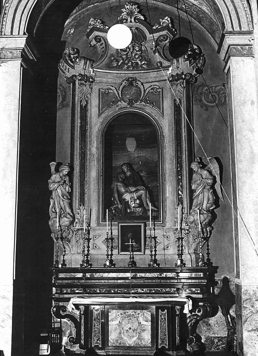 altare, complesso decorativo - bottega bergamasca (sec. XIX)