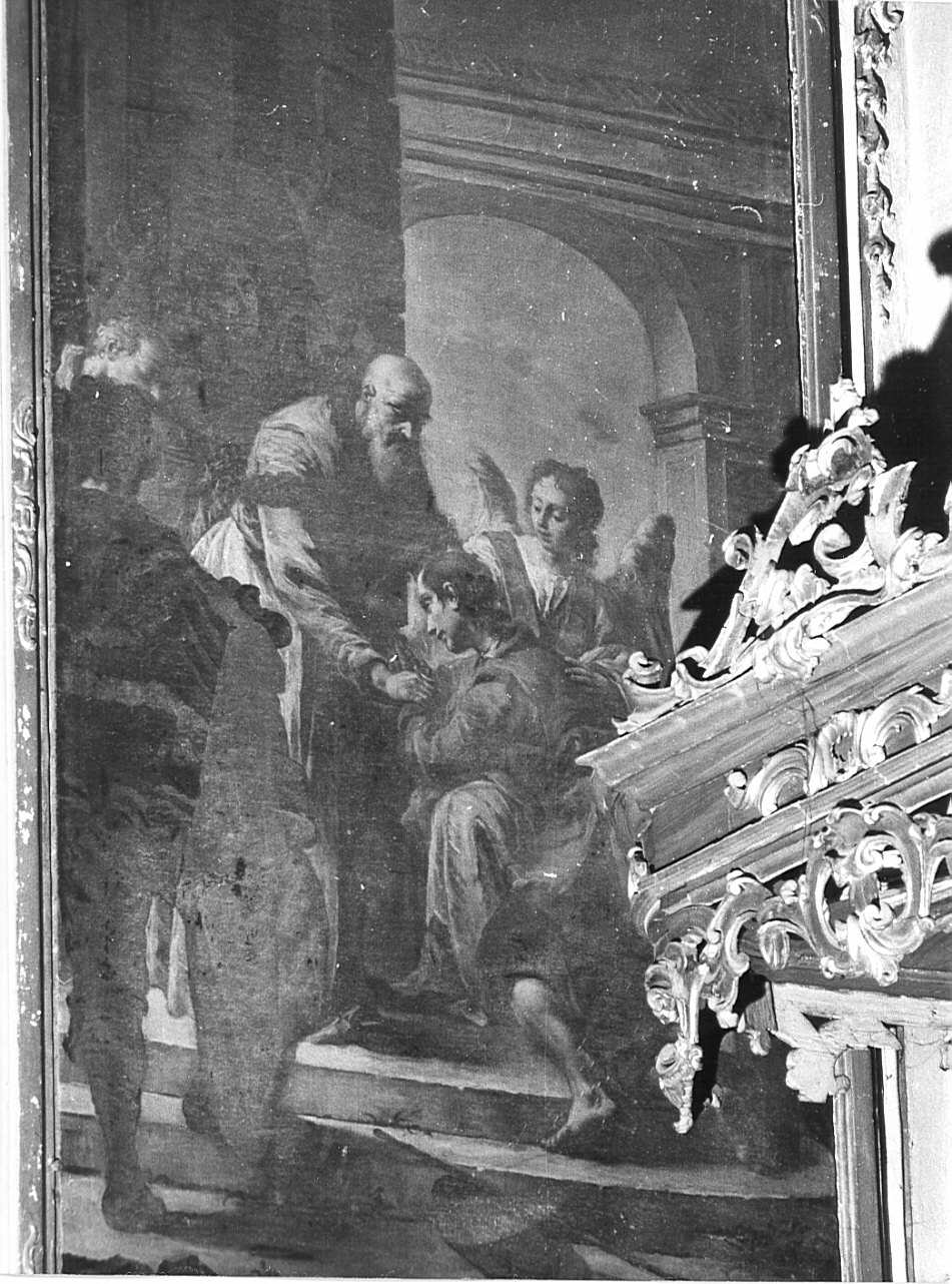 Tobia e San Raffaele arcangelo (dipinto, opera isolata) - ambito bergamasco (seconda metà sec. XVIII)