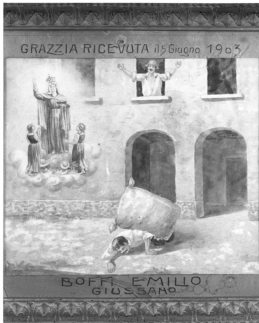 ex voto, opera isolata - ambito bergamasco (sec. XX)