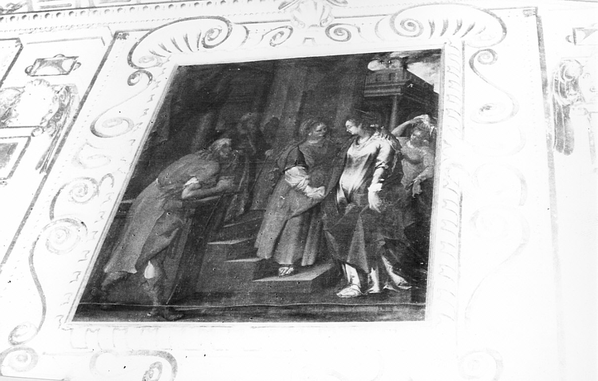 Sibille e Storie della Vergine (dipinto, ciclo) di Carpinoni Domenico (attribuito) (sec. XVII)