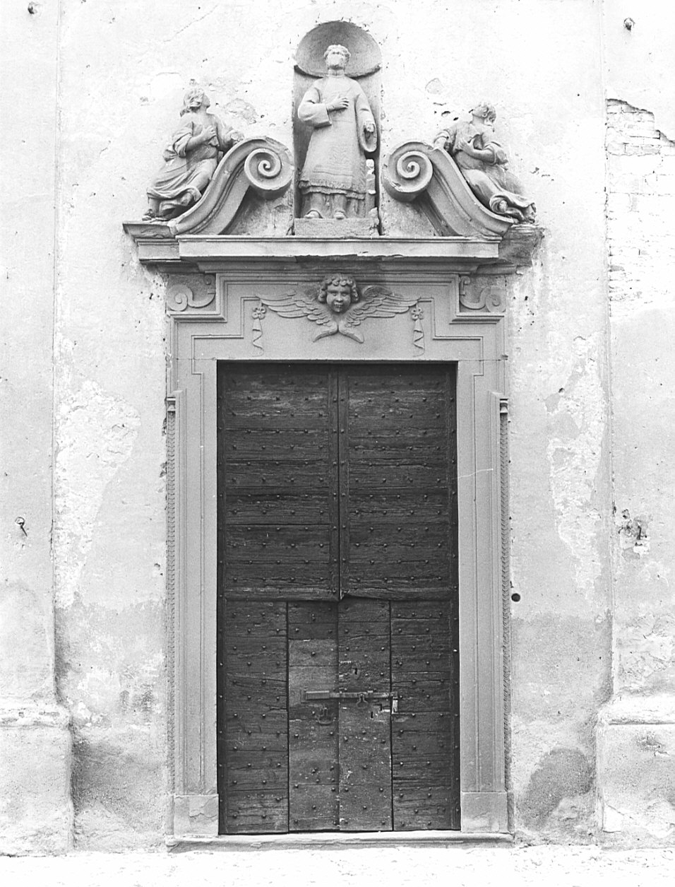 portale maggiore, opera isolata - bottega bergamasca (sec. XVII)