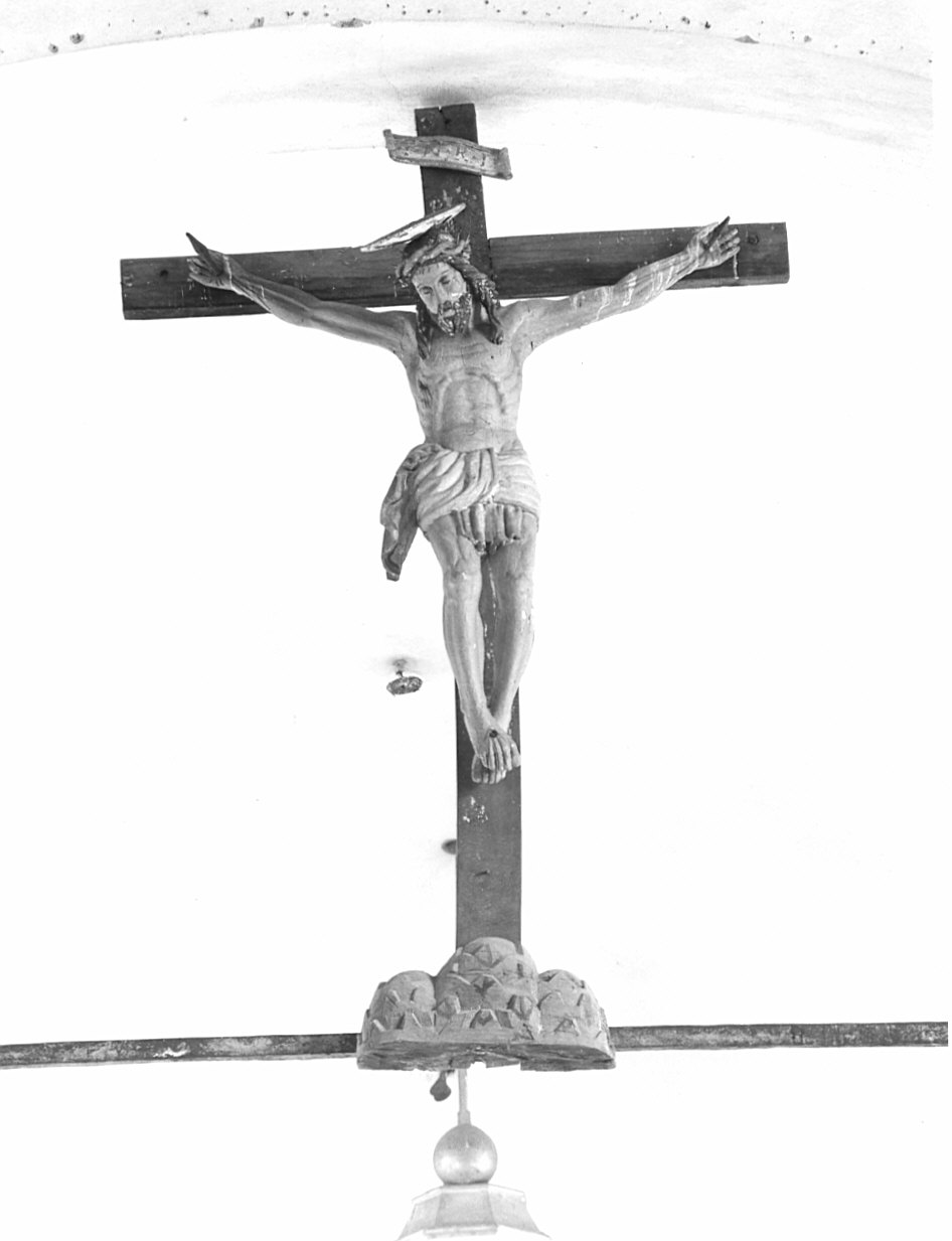 Cristo crocifisso (crocifisso, opera isolata) - bottega bergamasca (prima metà sec. XVII)