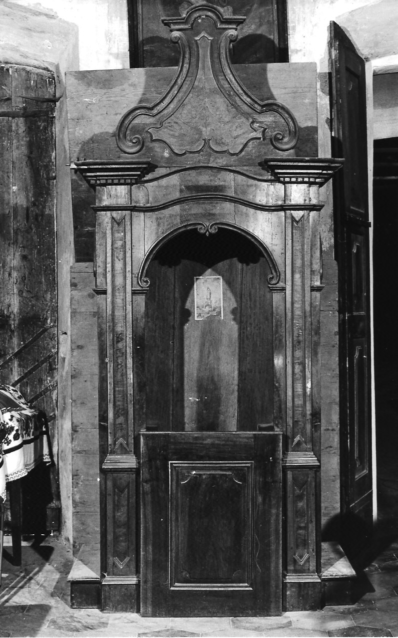 confessionale, opera isolata - bottega Italia settentrionale (prima metà sec. XVIII)