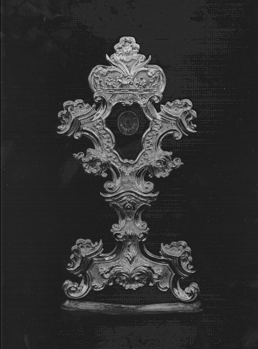 reliquiario - a ostensorio, opera isolata - bottega bergamasca (prima metà sec. XVII)