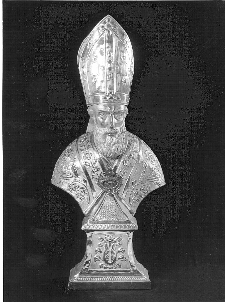 San Carlo Borromeo (reliquiario - a busto, opera isolata) - bottega bergamasca (seconda metà sec. XVIII)