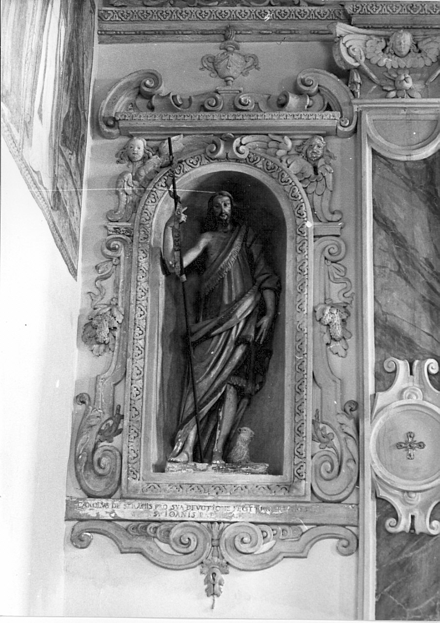 San Giovanni Battista (statua, pendant) - bottega bergamasca (sec. XVII)