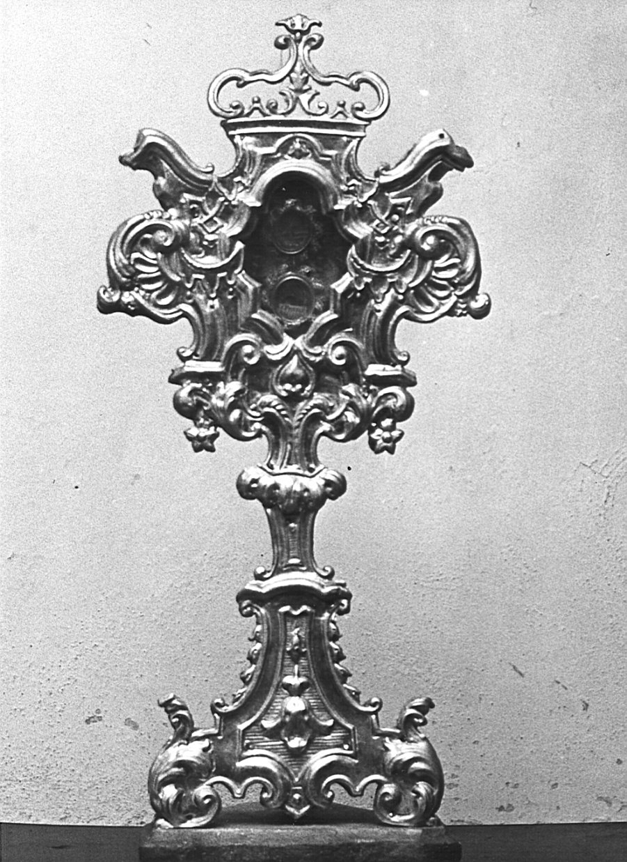 reliquiario-ostensorio, opera isolata - bottega lombarda (sec. XVIII)