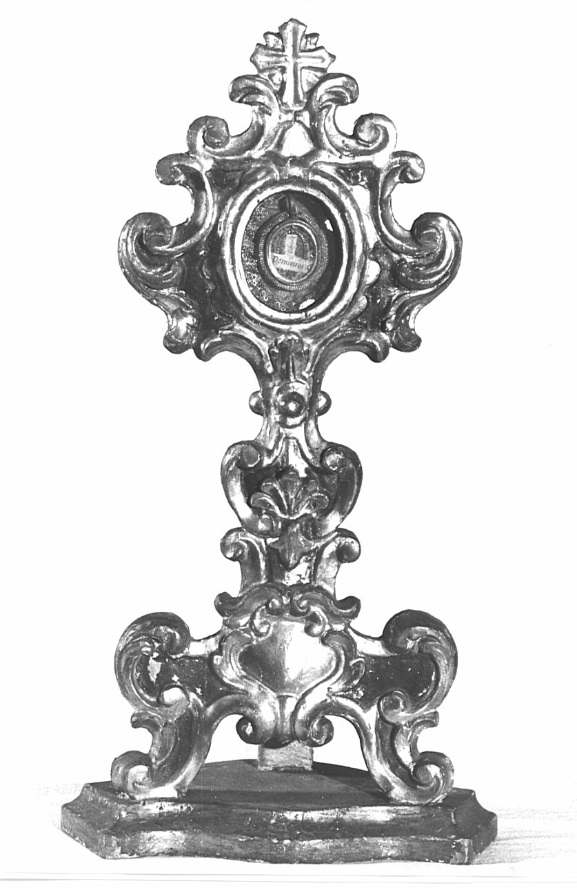 reliquiario-ostensorio, serie - bottega lombarda (fine/inizio secc. XVII/ XVIII)