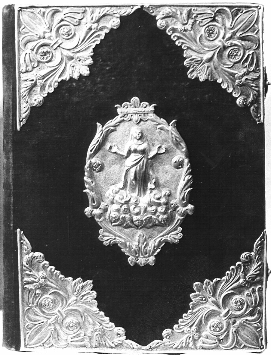 coperta di libro liturgico, opera isolata - bottega lombarda (sec. XIX)