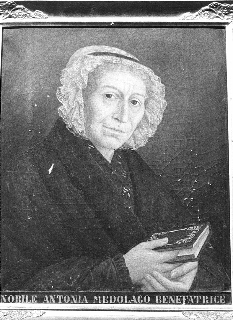 ritratto di Antonia Medolago (dipinto, opera isolata) - ambito bergamasco (metà sec. XIX)