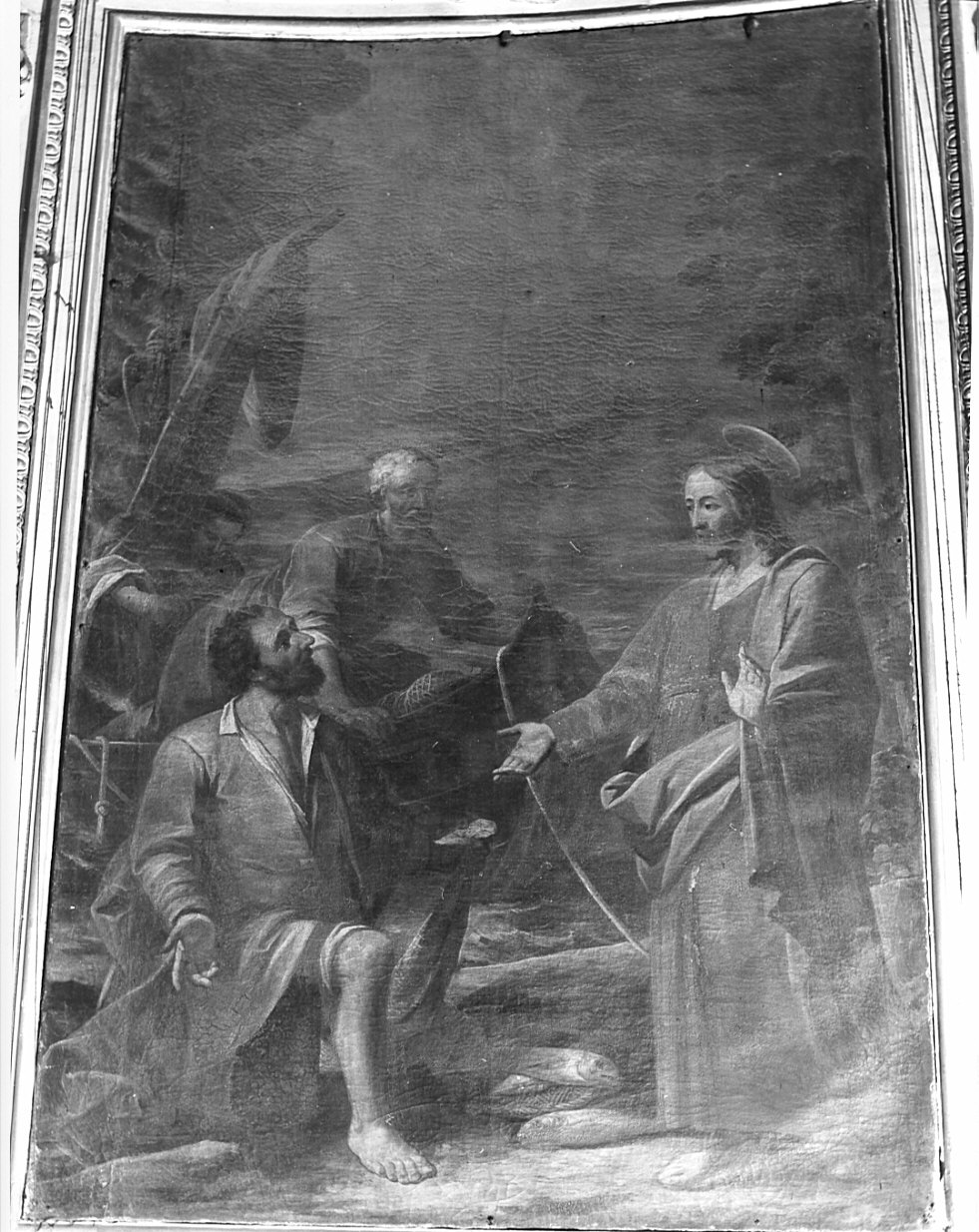 Pesca miracolosa (dipinto, opera isolata) - ambito lombardo (sec. XVIII)