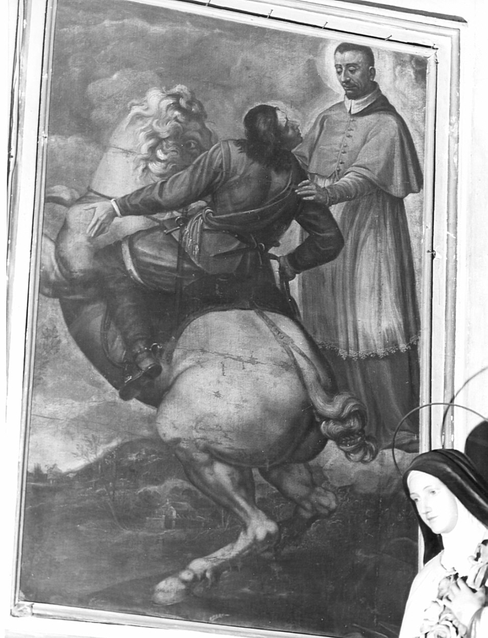 San Carlo Borromeo (dipinto, opera isolata) di Salmeggia Enea detto Talpino (metà sec. XVII)