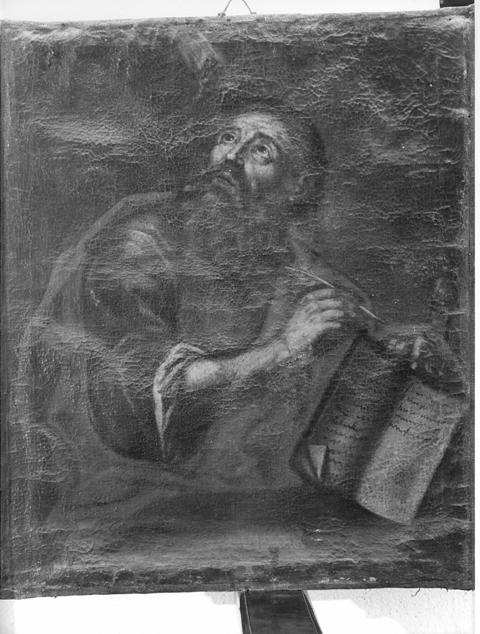evangelista (dipinto, opera isolata) - ambito lombardo (sec. XVII)
