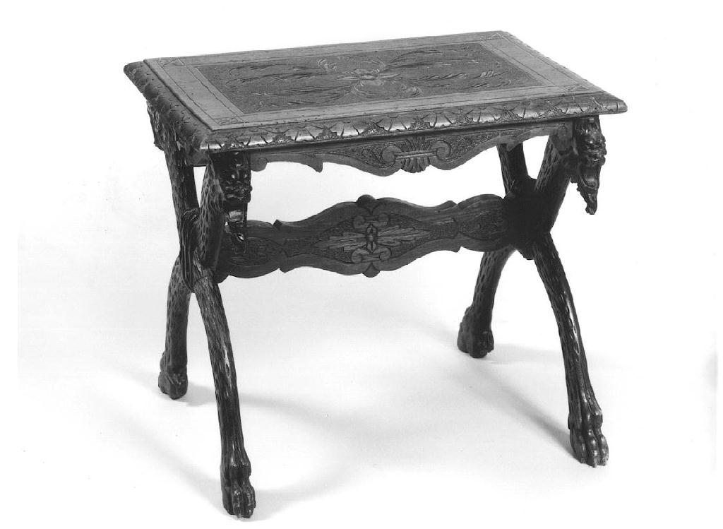 tavolino, opera isolata - ambito lombardo (sec. XIX)