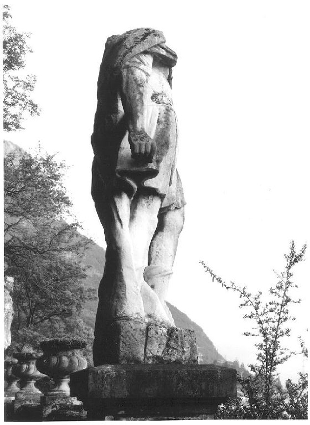 David con la testa di Golia (statua, elemento d'insieme) - ambito lombardo (secc. XIX/ XX)