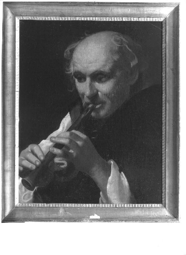 Suonatore di flauto (dipinto, opera isolata) - ambito lombardo (sec. XVII)