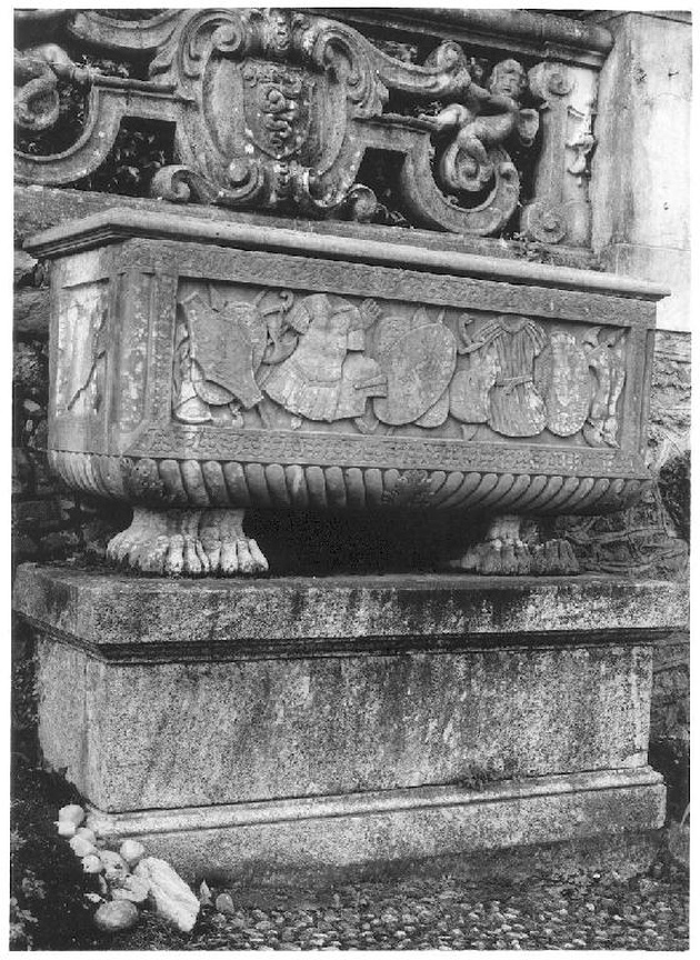 sarcofago, opera isolata - ambito lombardo (secc. XIX/ XX)