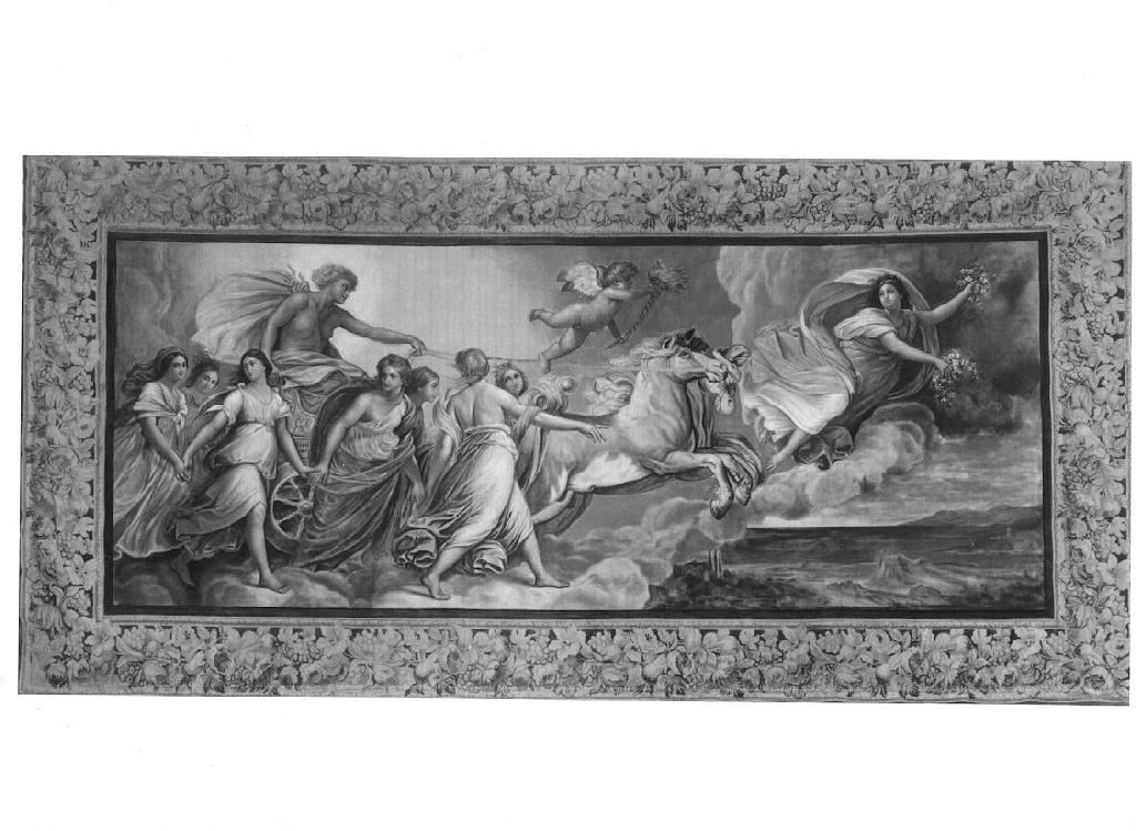 carro di Apollo con muse (dipinto, opera isolata) - ambito lombardo (prima metà sec. XIX)