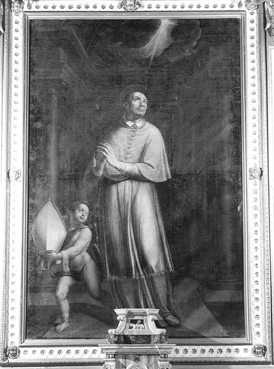 San Carlo Borromeo (pala d'altare, opera isolata) - ambito lombardo (sec. XVII)