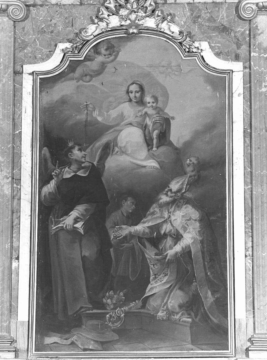 Madonna con Bambino e Santi (pala d'altare, opera isolata) - ambito lombardo (sec. XVIII)