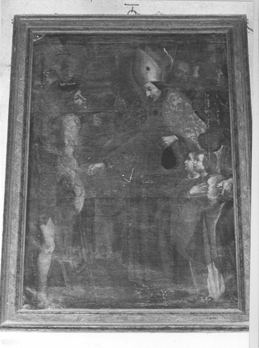 San Nicola di Bari (dipinto, opera isolata) - ambito lombardo (sec. XVII)