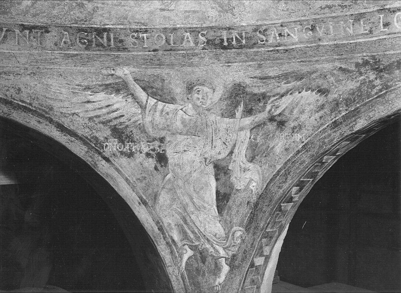 angelo dell'Apocalisse (dipinto) - ambito italiano (terzo quarto sec. XI)