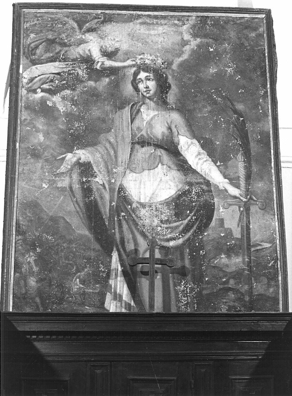 Sant'Eurosia martire (?) (dipinto, opera isolata) - ambito lombardo (prima metà sec. XVII)