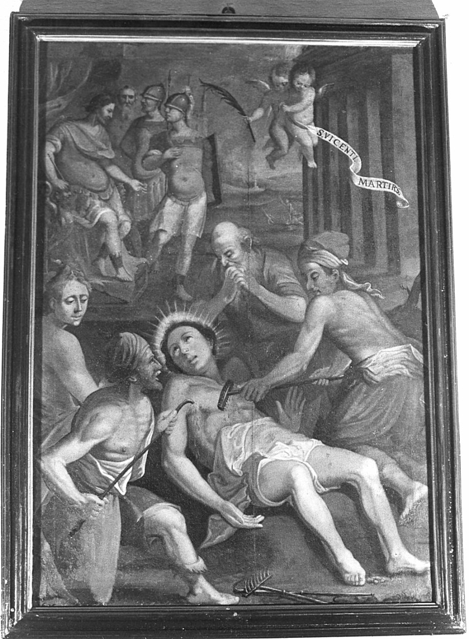 martirio di San Vincenzo (dipinto, opera isolata) - ambito lombardo (sec. XVII)