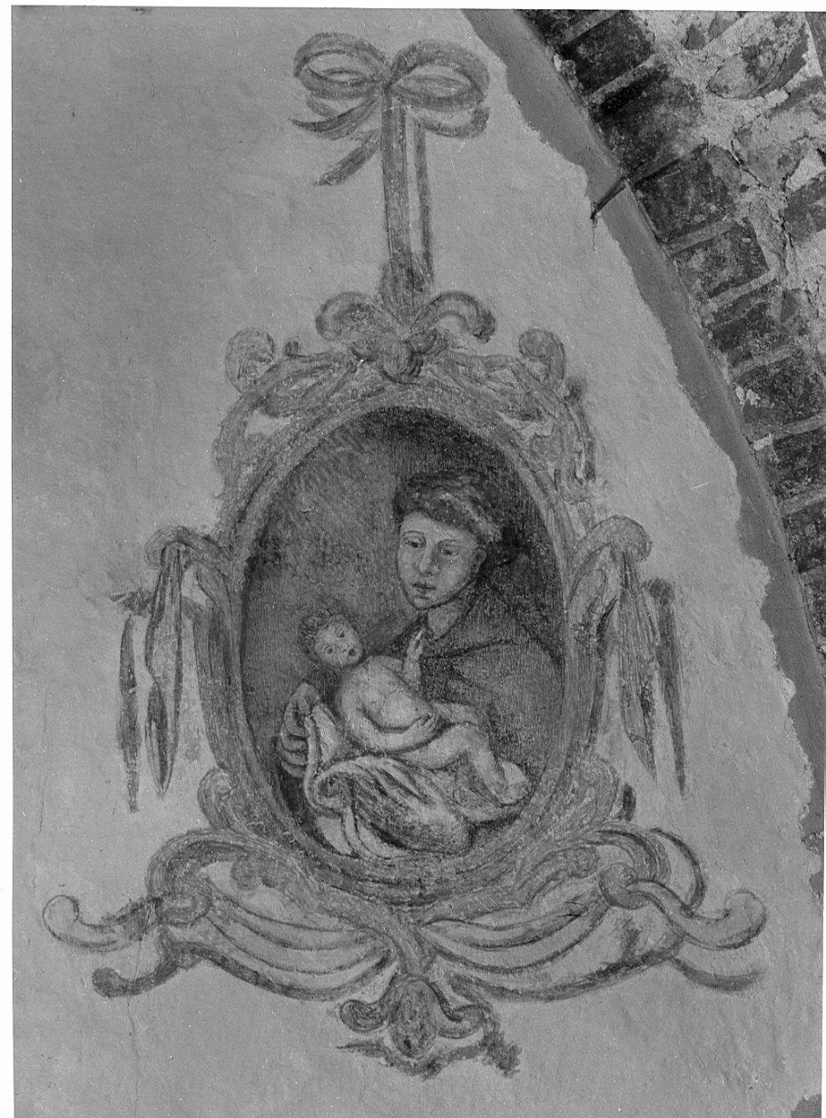 Sant'Antonio da Padova con il bambino (dipinto) - ambito lombardo (sec. XVIII)