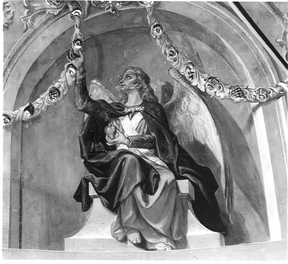 angelo (dipinto) di Morgari Luigi (sec. XX)