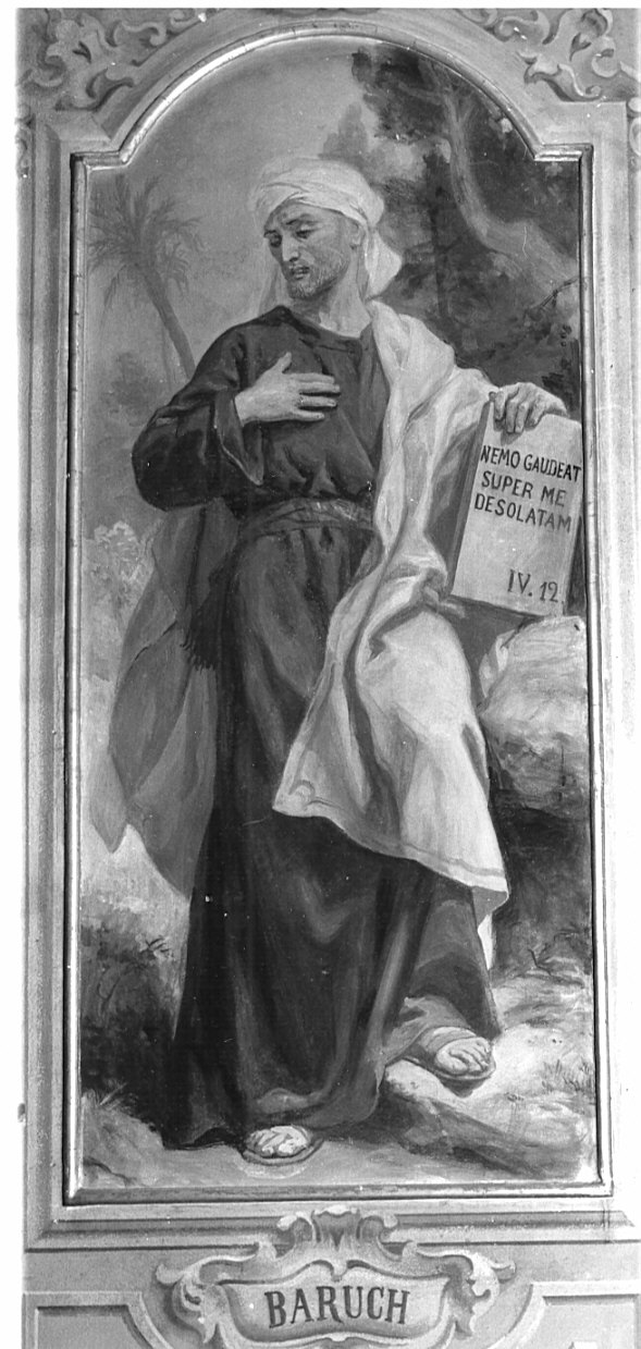 profeta Baruch (dipinto) di Morgari Luigi (sec. XX)