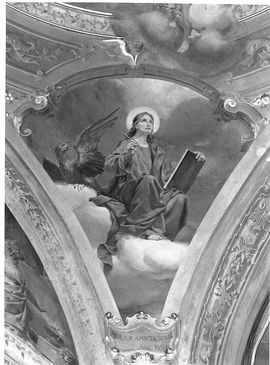 San Giovanni Evangelista (dipinto) di Morgari Luigi (sec. XX)