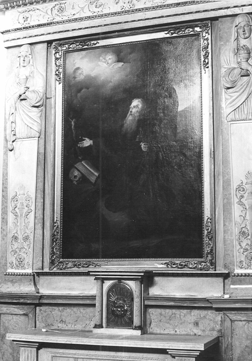 Sant'Antonio Abate (dipinto, opera isolata) - ambito lombardo (sec. XVIII)