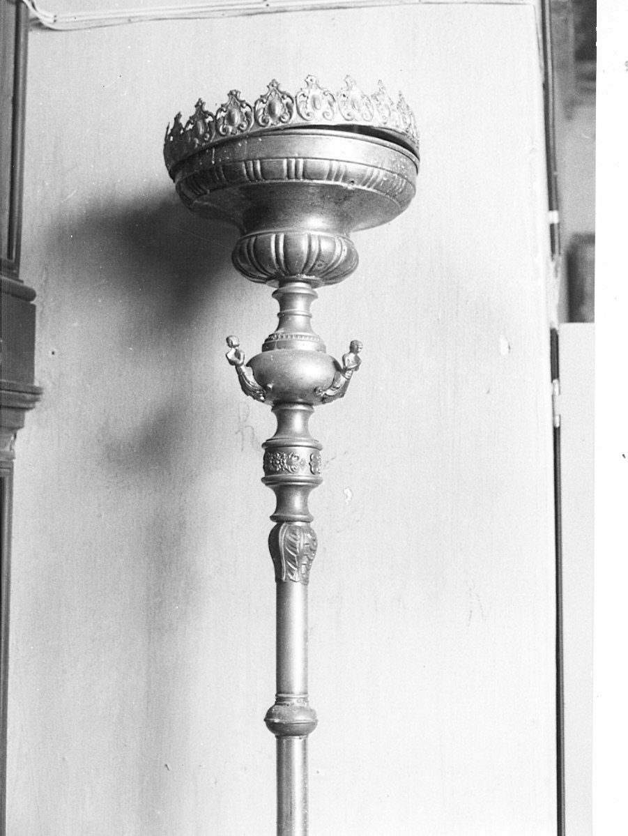 candelabro portatile - bottega lombarda (sec. XIX)