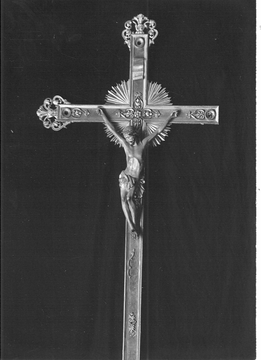 croce processionale, opera isolata - bottega lombarda (sec. XX)