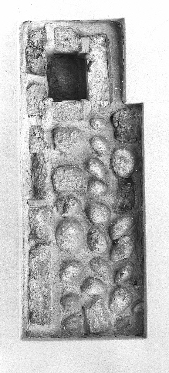 paramento murario, frammento - bottega italiana (secc. X/ XI)