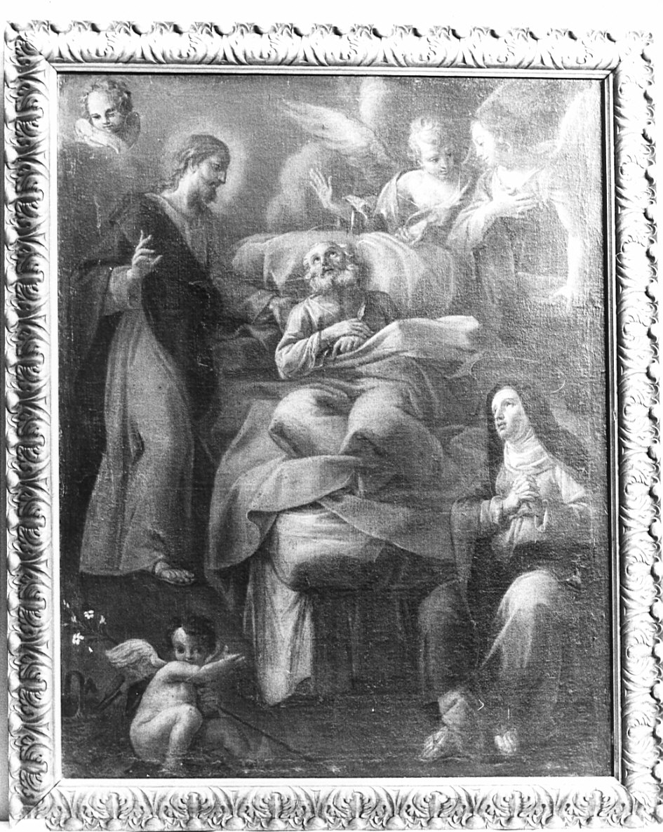 morte di San Giuseppe (dipinto, opera isolata) - ambito lombardo (inizio sec. XVIII)