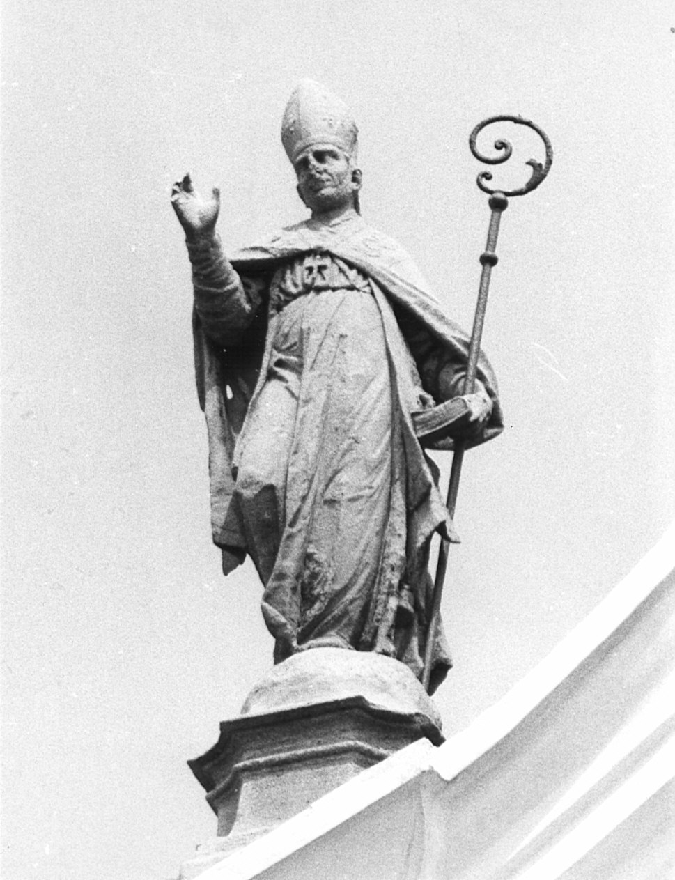 Sant'Agostino (statua) - bottega lombarda (inizio sec. XVIII)