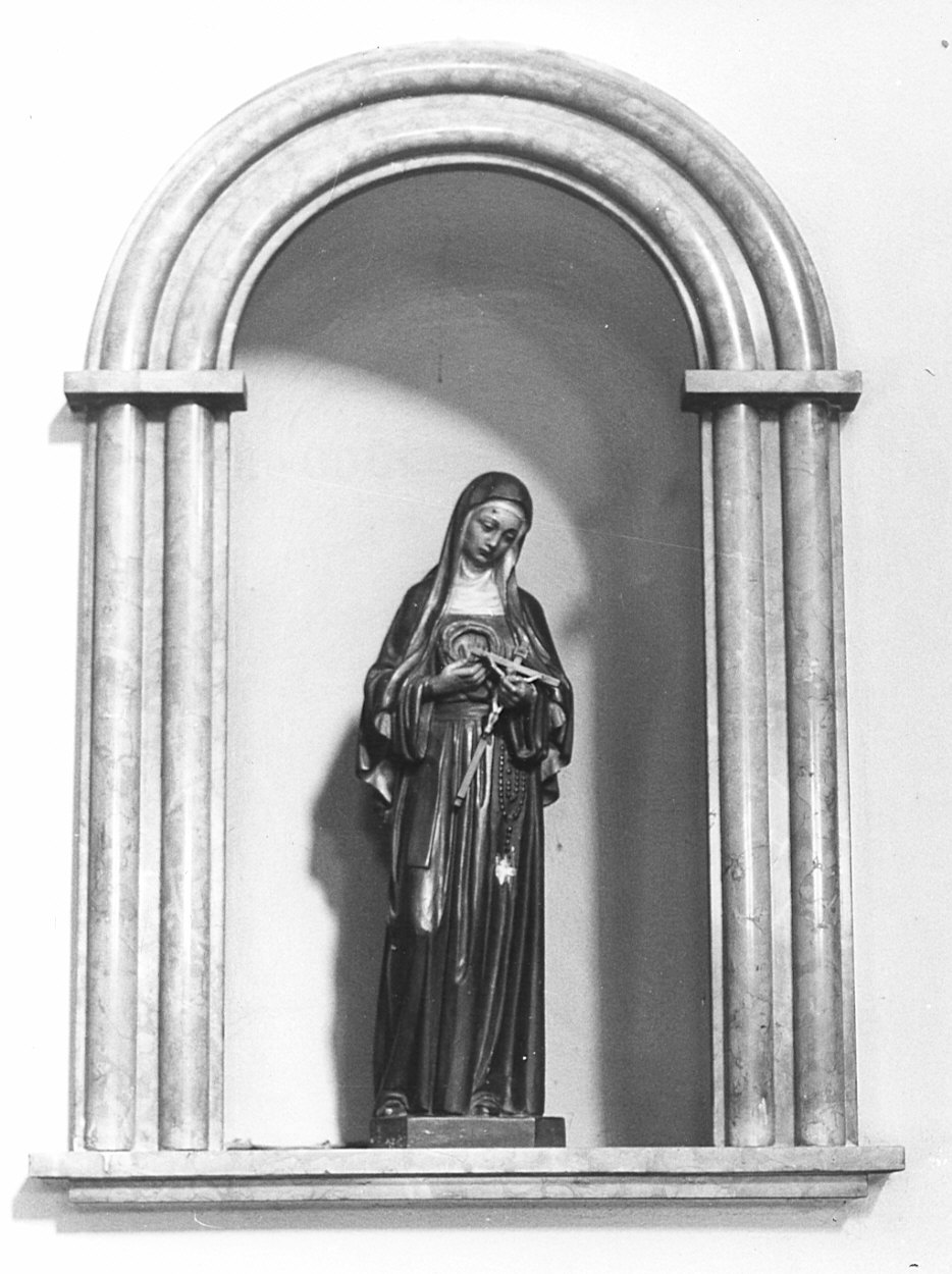 Santa Rita da Cascia (statua) - bottega lombarda (fine/inizio secc. XIX/ XX)