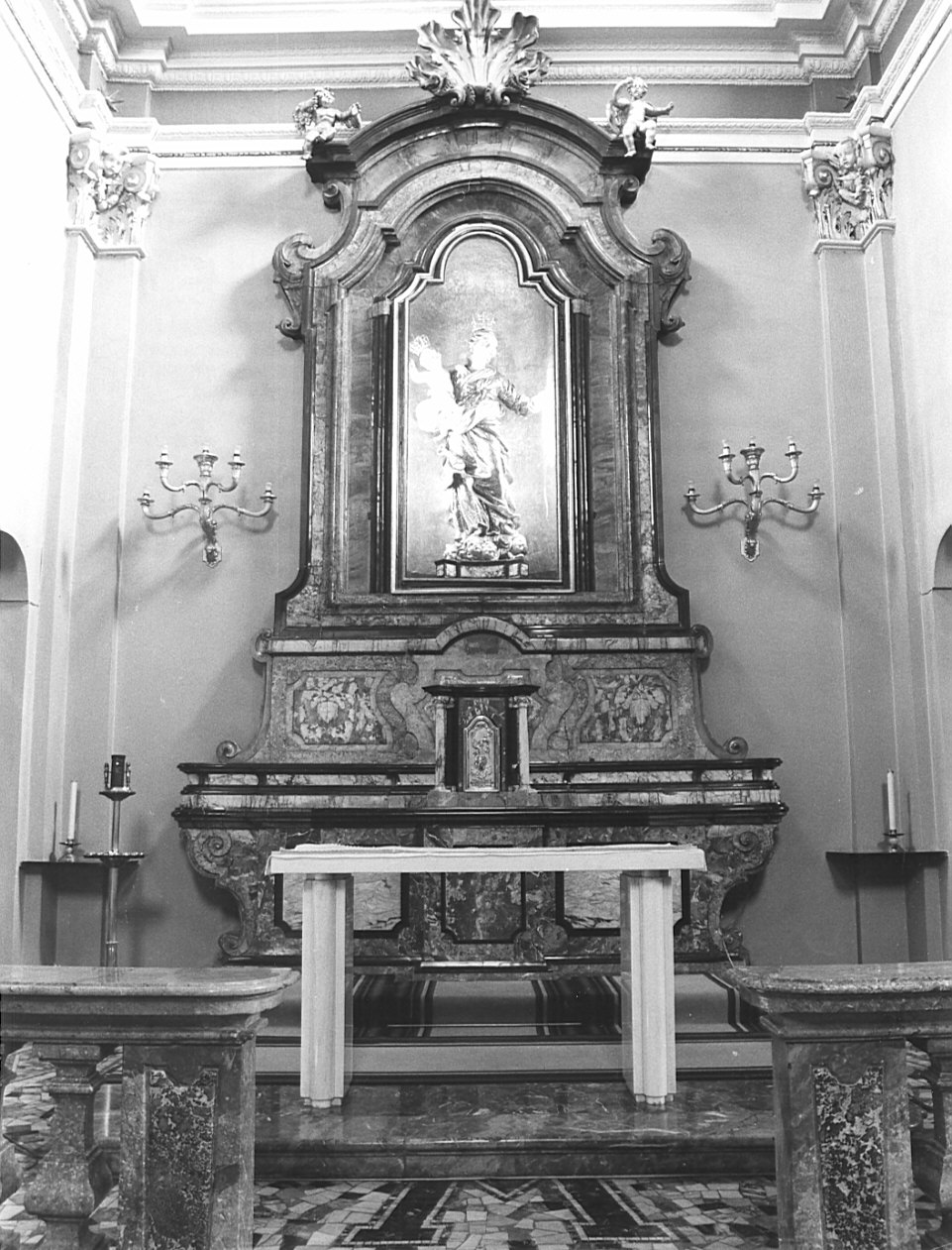 altare maggiore - bottega lombarda (sec. XVIII)