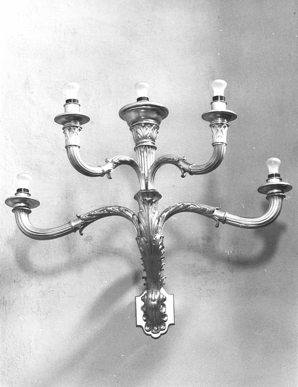 candelabro, coppia - bottega lombarda (fine/inizio secc. XIX/ XX)