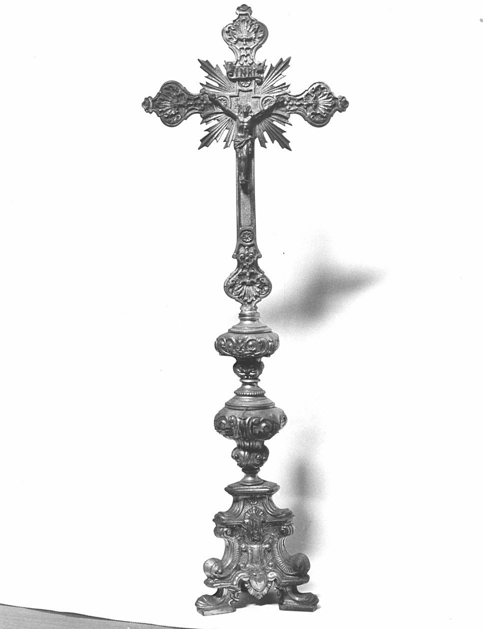 croce d'altare, opera isolata - bottega lombarda (fine/inizio secc. XVIII/ XIX)